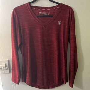 NWOT Ariat AriatTek Maroon Heat Series Shirt